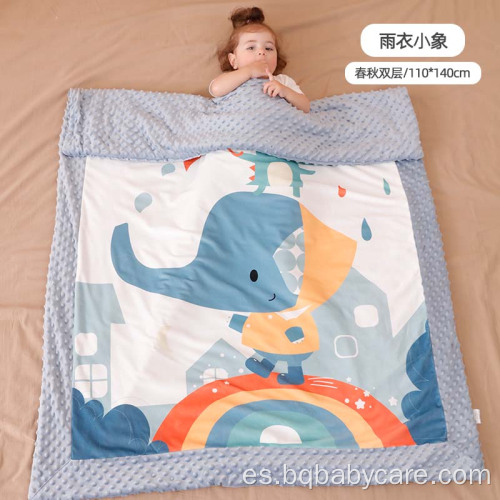 Soft calientes 110*140 ropa de cama de manta para bebés